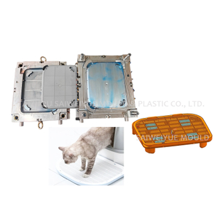 Cat Plastic Draining Pan Litter SlottedcTray Injection Mould