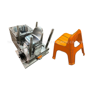 Hot Sale Leather Texture New Design Plastic Back Chair Injection Mould