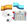 Split Air Conditioner Decorative PVC Line Mold Bend Cover Injection Mould