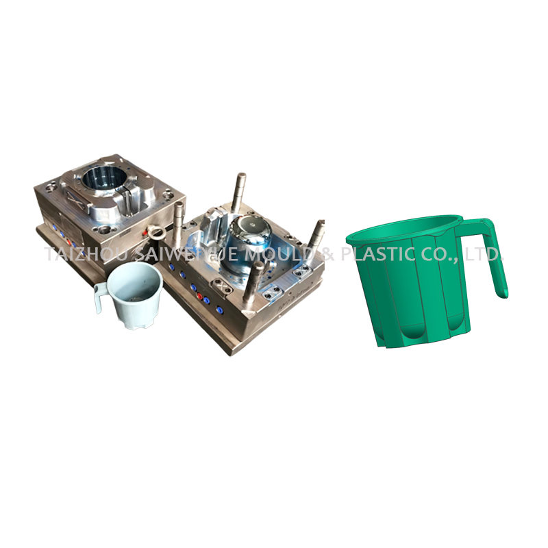 Plastic Household Water Mug Mould Kitchenware Bailer Injection Mold
