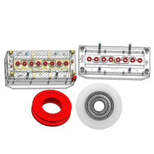Kitchen Sliding Door Plastic Nylon Ball Bearing Core Interchangeable Injection Mould
