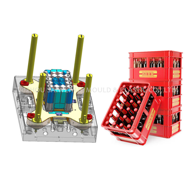 Cola Soda Bottle Plastic Crate Glass Wine Box Injection Mould