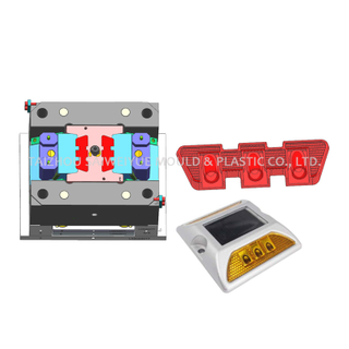 Plastic Solar Road Stud Reflector Injection Mould