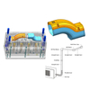 Split Air Conditioner Decorative PVC Line Mold Bend Cover Injection Mould