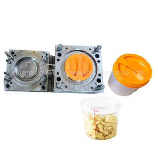 Plastic Kitchenware Food Container Round Lid Injection Mould