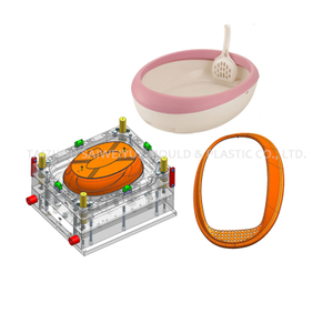 Plastic Cat Litter Box Injection Mould For Cats Feeding Container