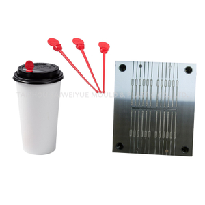 Plastic Coffee Stick Disposable Tea Spoon Cocktail Stirrer Injection Mould