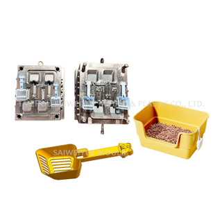 Plastic Litter Box Scoop Cleaning Tool Sift Shovel Injection Mould