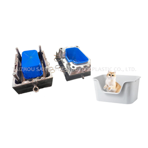 Plastic Jumbo Cat Litter Tray Injection Anti-spillage Box Mould