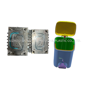 Plastic Household Square Dustbin Body Injection Mould