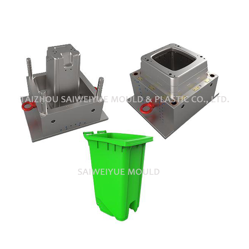 Outdoor Plastic Large Dustbin Injection Mould